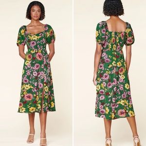 Baltic Born Puff Sleeve Midi Dress